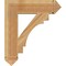 Ekena Millwork Merced Arts & Crafts Rough Sawn Bracket, Western Red Cedar, 6"W x 26"D x 30"H BKT06X26X30MRC03RWR - alternate 2